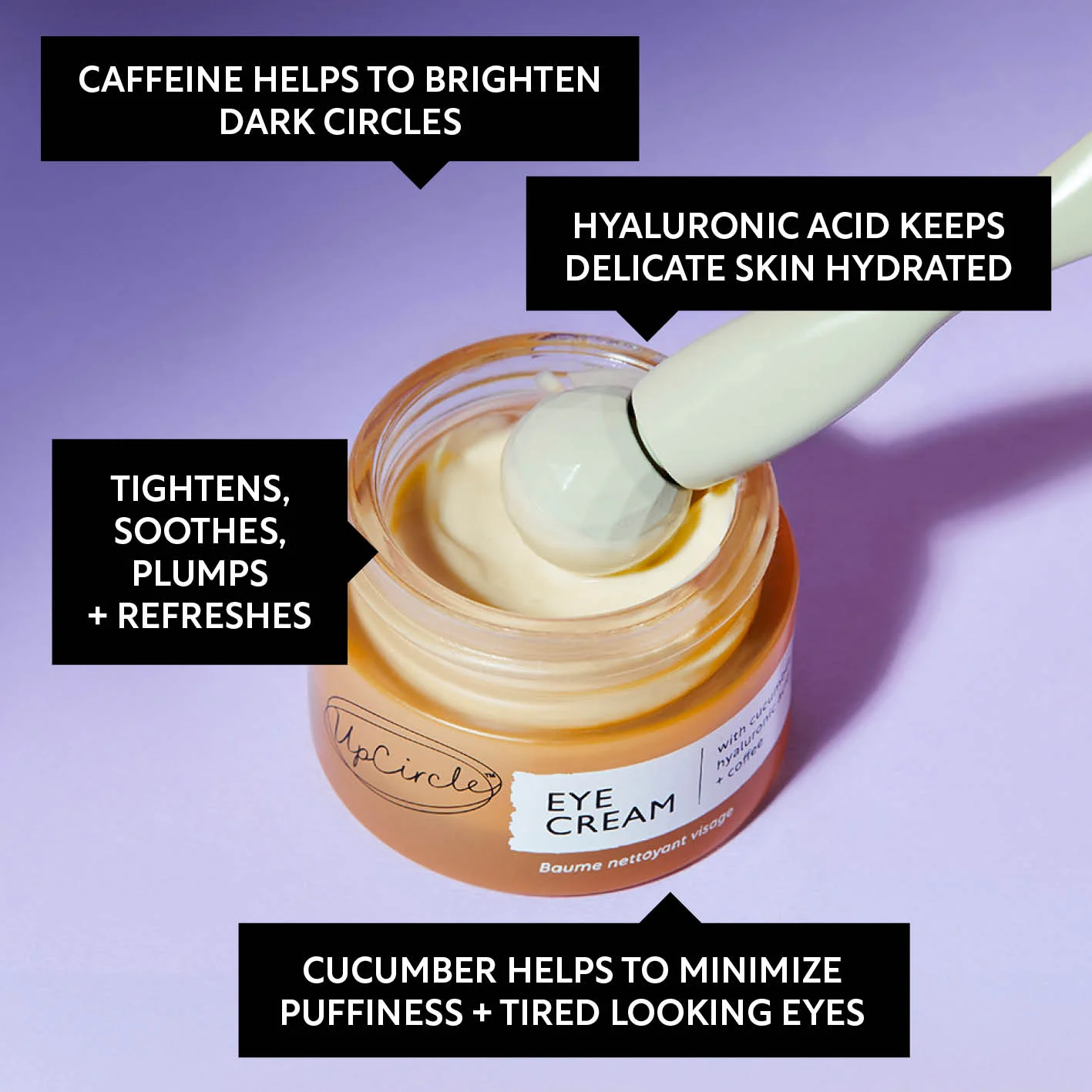 Eye Cream with Hyaluronic Acid & Coffee - Image 4