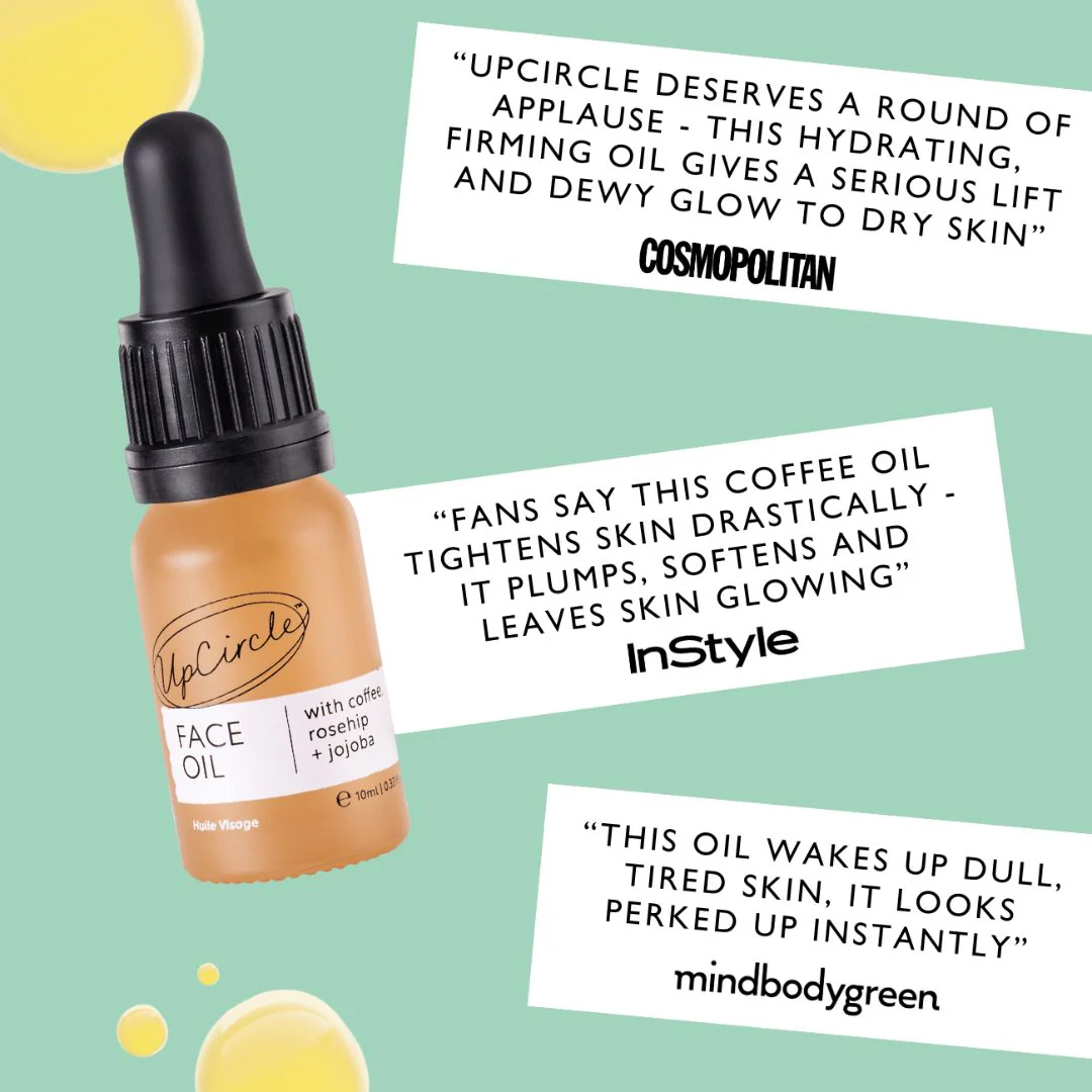 Organic Face Oil with Coffee Extact - Travel Size - Image 3