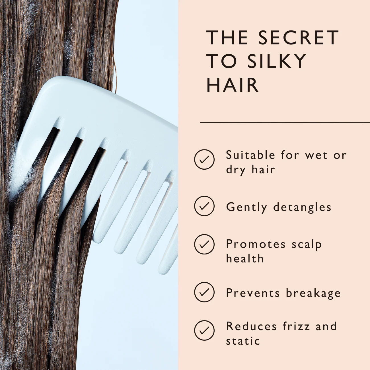 The Haircare Duo + Bamboo Wide Tooth Comb - Image 4