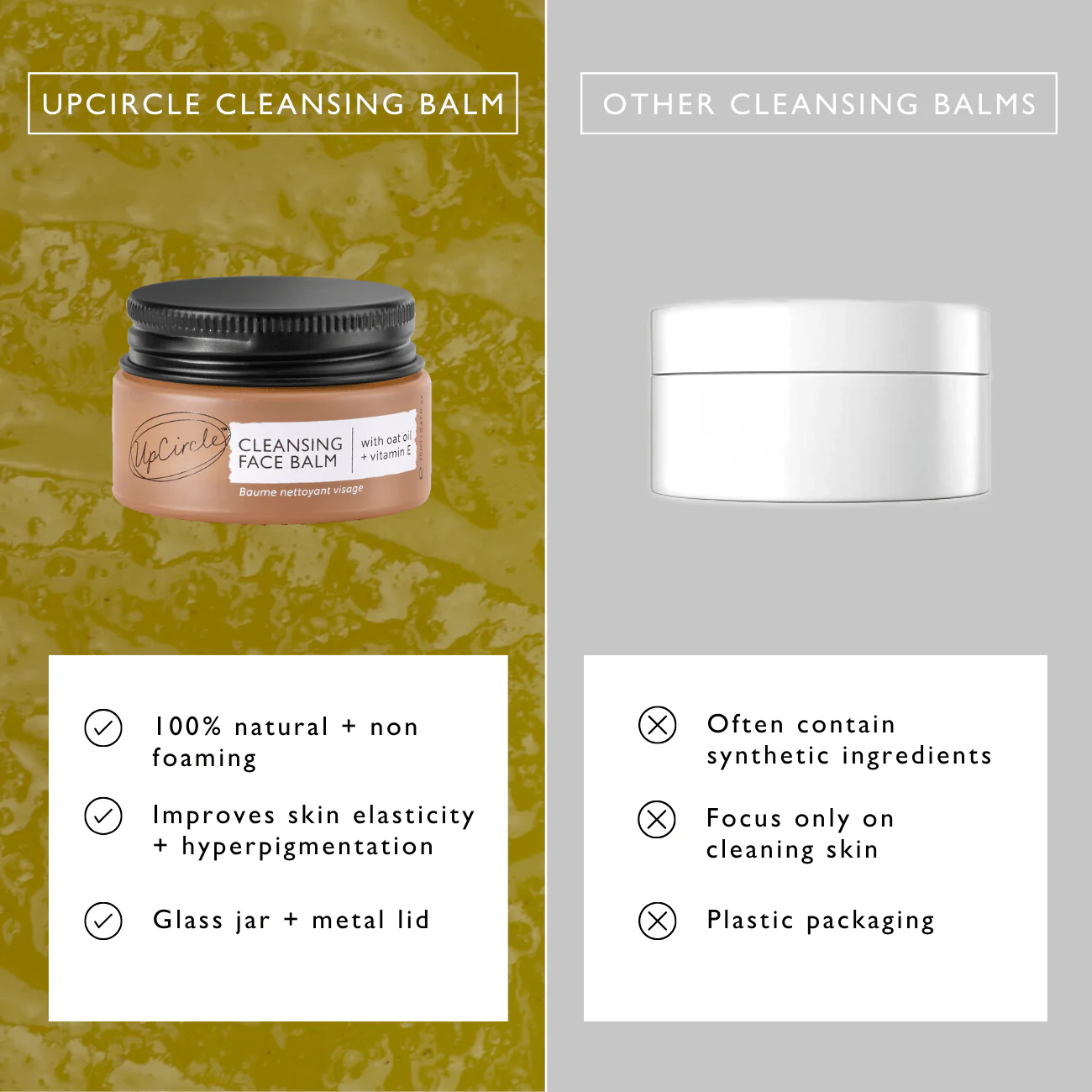Cleansing Face Balm with Oat Oil + Vitamin E - Travel Size - Image 12