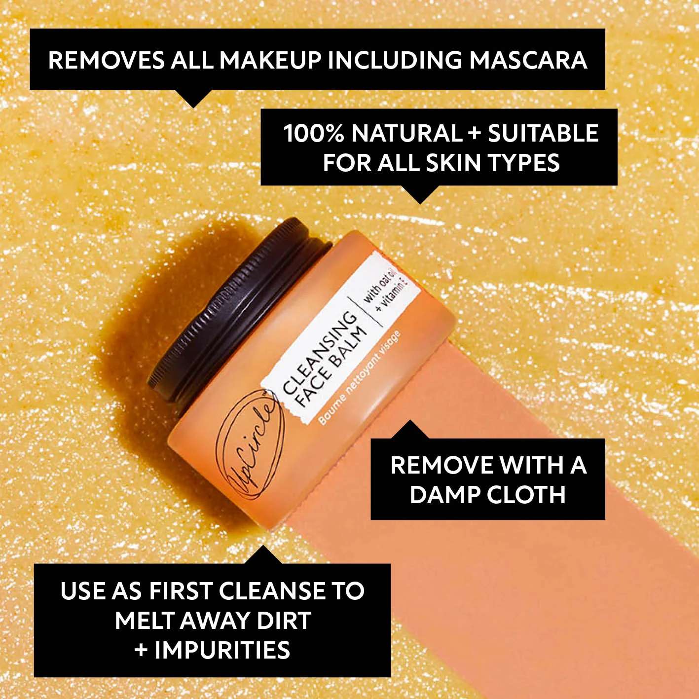 Cleansing Face Balm with Oat Oil + Vitamin E - Image 5