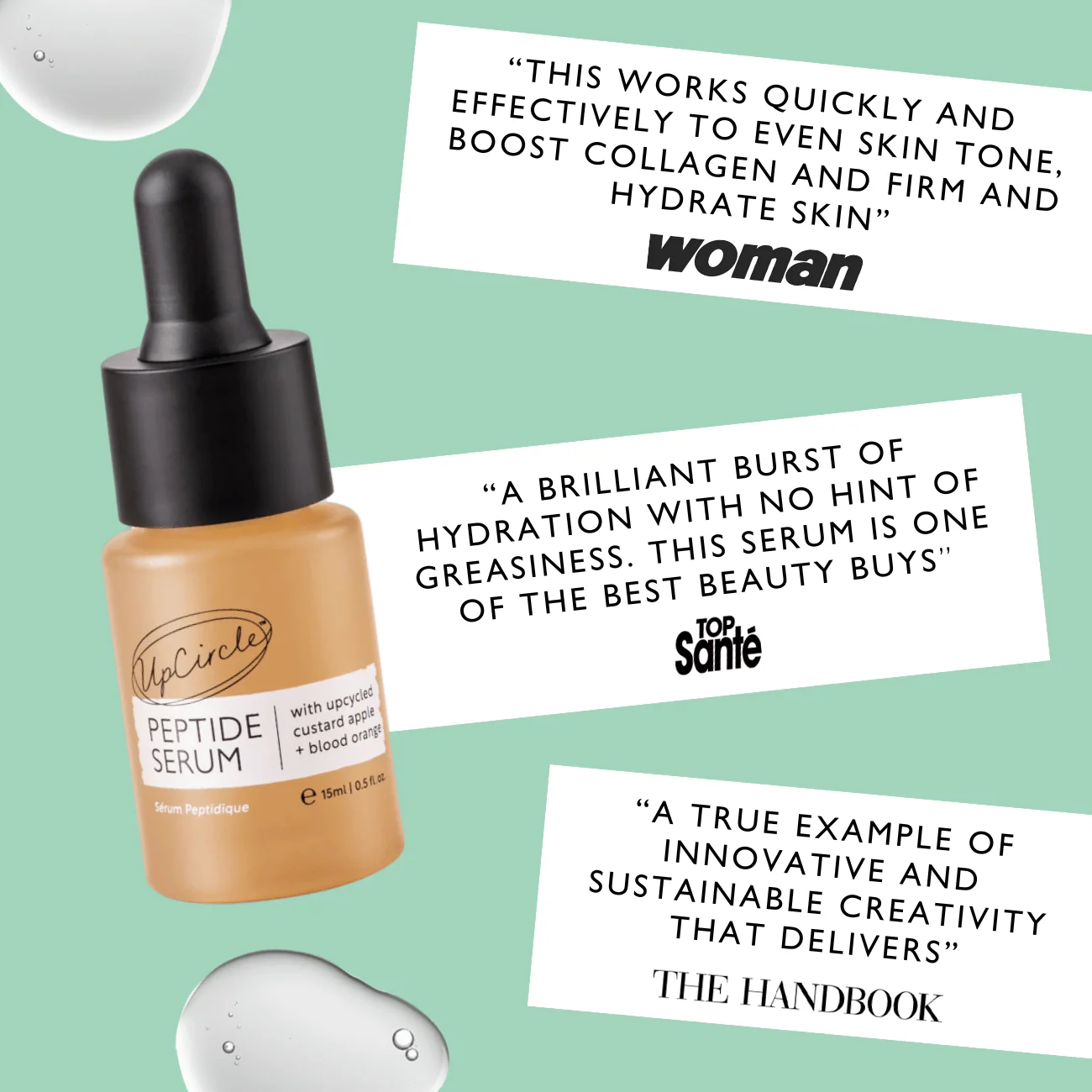 Peptide Serum with Custard Apple + Blood Orange - Travel Size - Image 3