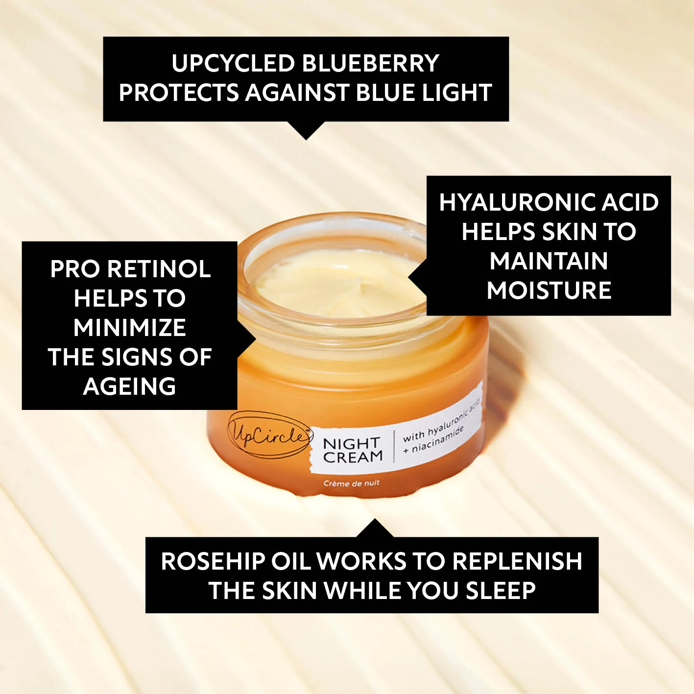 Night Cream with Hyaluronic Acid + Niacinamide - Image 5